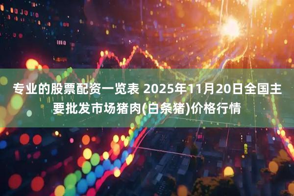 专业的股票配资一览表 2025年11月20日全国主要批发市场猪肉(白条猪)价格行情